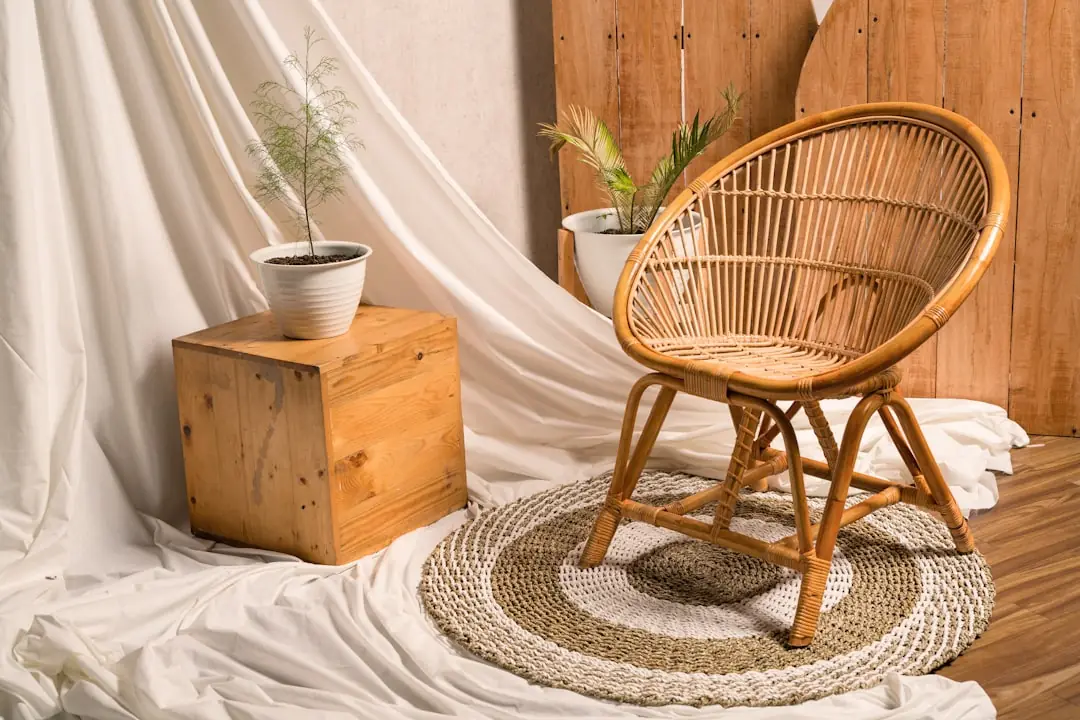 Leather and Rattan/Wood Furniture Combos — rattan furniture lounge chair